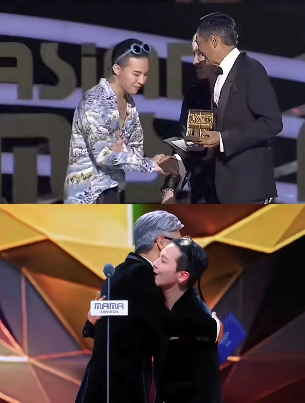 G-DRAGON奪四冠王再次霸氣開嗆MAMA！時隔十年周潤發再為權志龍頒獎，GD獲大賞「致敬細節」粉絲全哭了！-12