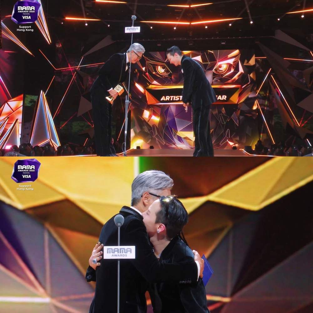 G-DRAGON奪四冠王再次霸氣開嗆MAMA！時隔十年周潤發再為權志龍頒獎，GD獲大賞「致敬細節」粉絲全哭了！-10