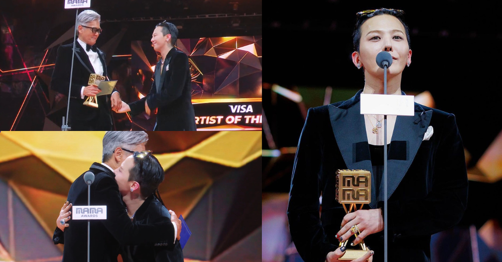 G-DRAGON奪四冠王再次霸氣開嗆MAMA！時隔十年周潤發再為權志龍頒獎，GD獲大賞「致敬細節」粉絲全哭了！-1