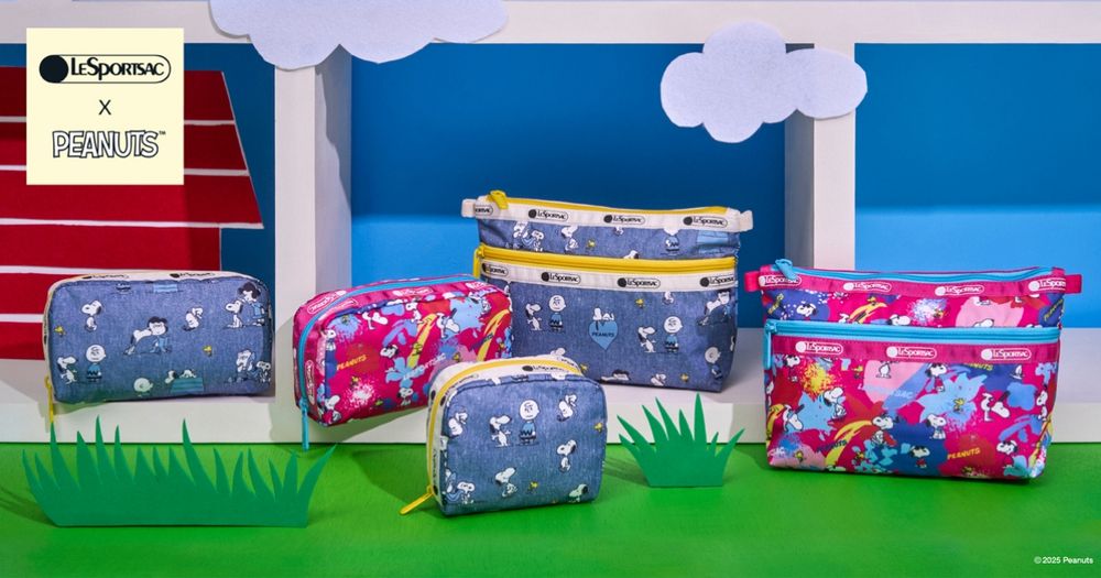 史努比聯名買不完！LeSportsac X PEANUTS聯名回歸！羊羔絨史努比托特包可愛爆炸！-2