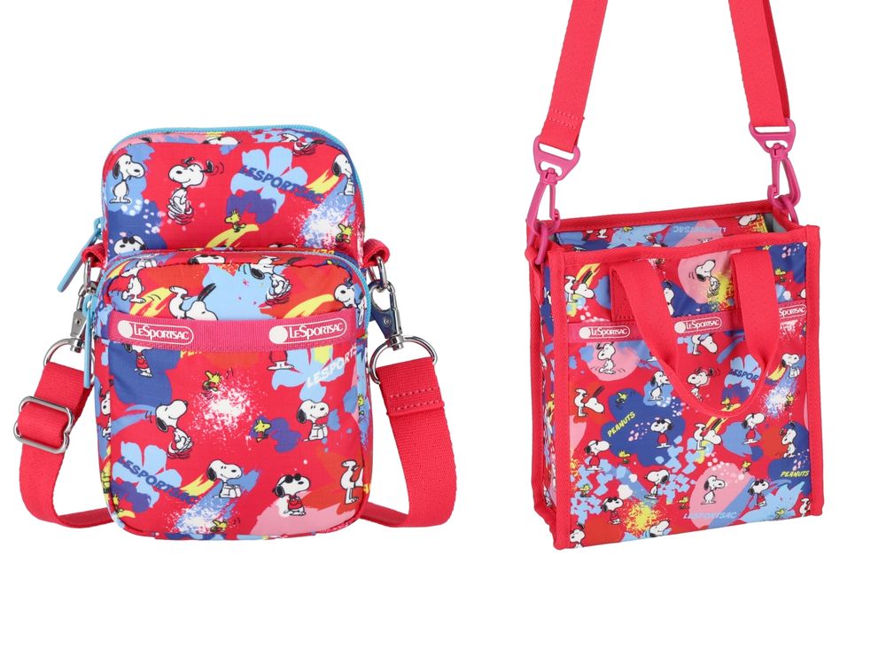 史努比聯名買不完！LeSportsac X PEANUTS聯名回歸！羊羔絨史努比托特包可愛爆炸！-5