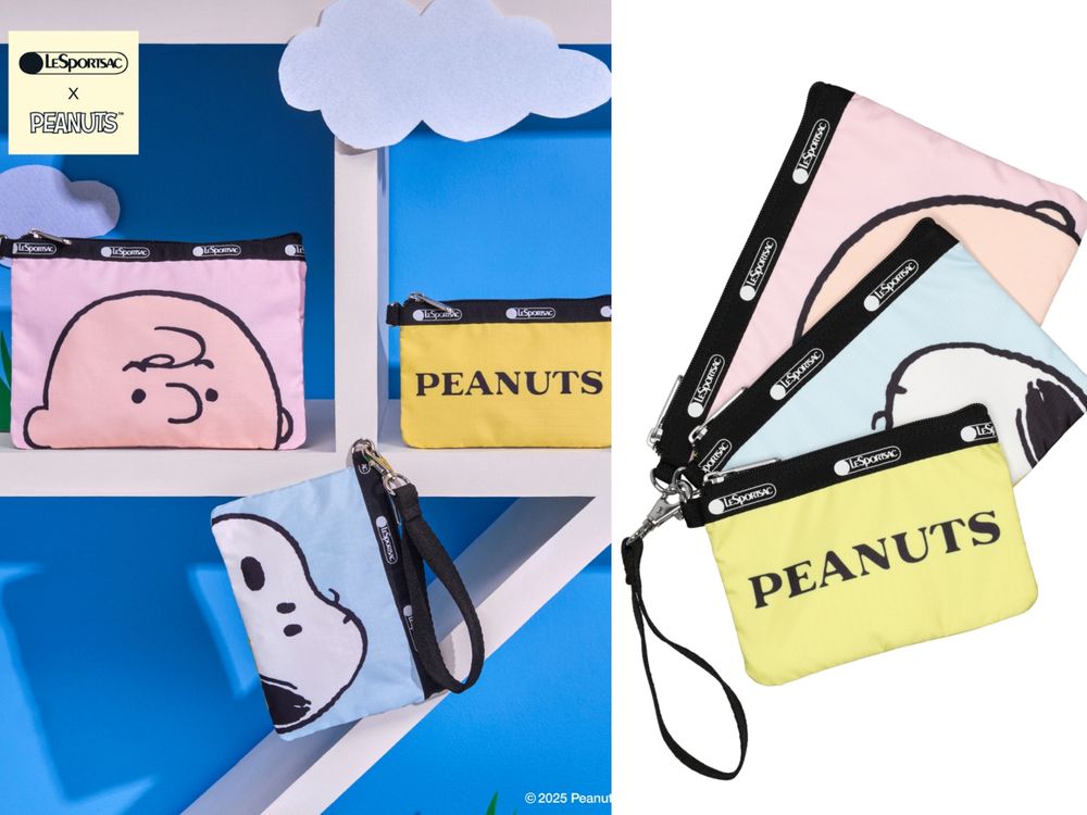 史努比聯名買不完！LeSportsac X PEANUTS聯名回歸！羊羔絨史努比托特包可愛爆炸！-10