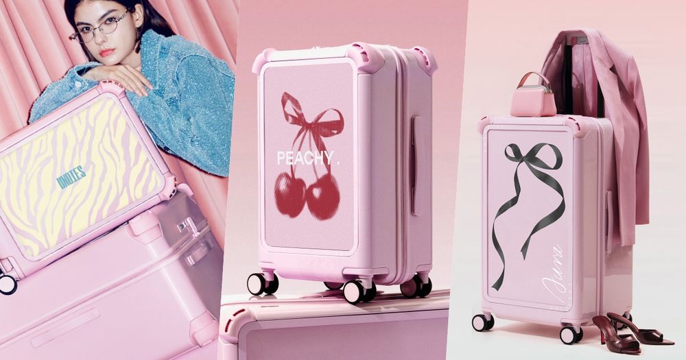 史上最夢幻行李箱！CASETiFY行李箱首推「棉花糖粉色」連太妍、Karina都愛上！-2
