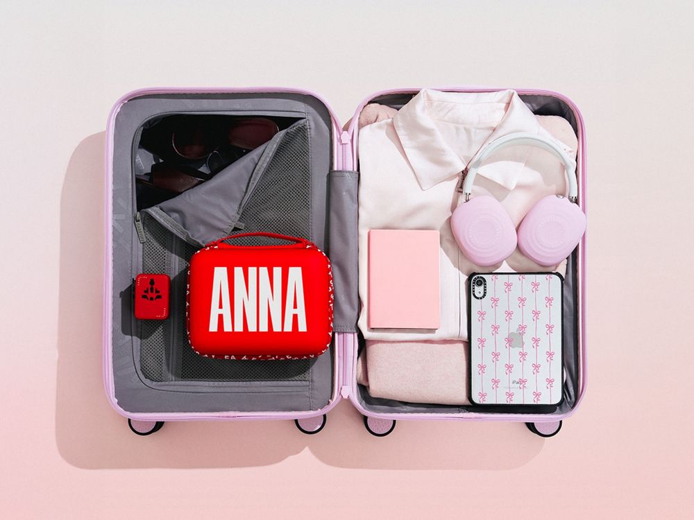 史上最夢幻行李箱！CASETiFY行李箱首推「棉花糖粉色」連太妍、Karina都愛上！-10