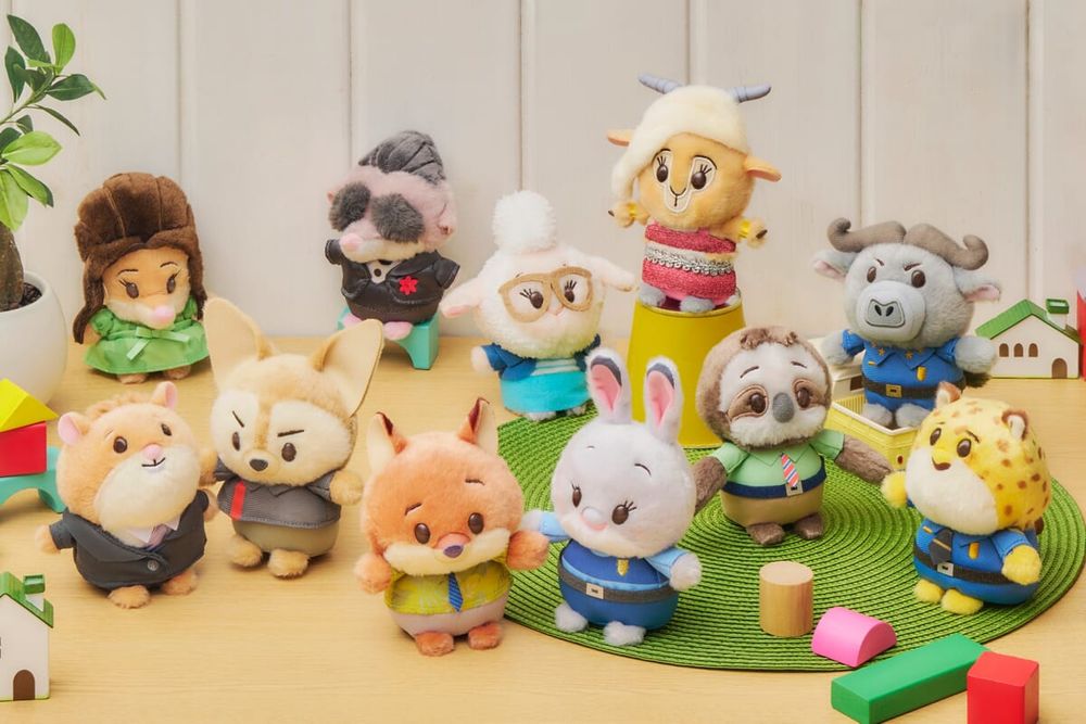 日本迪士尼《動物方城市2》周邊太欠買！超可愛「西裝尼克鑰匙圈、豆豆眼蓋瑞手指玩偶」日妞都狂搶！-17