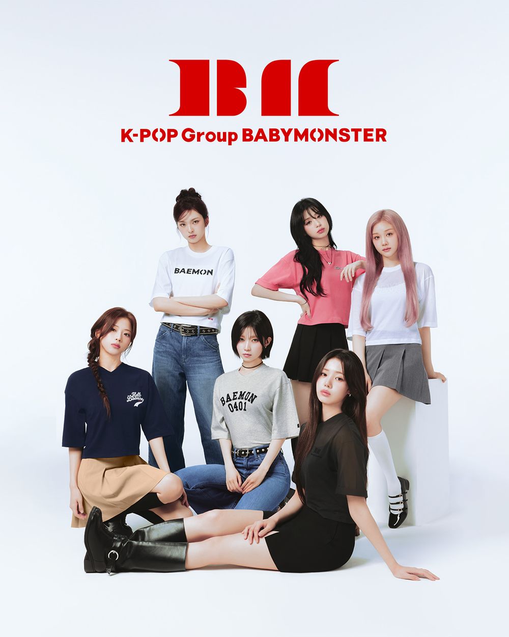 UNIQLO首次聯名BABYMONSTER！6款T恤設計曝光、「這個」細節成最大亮點！-3