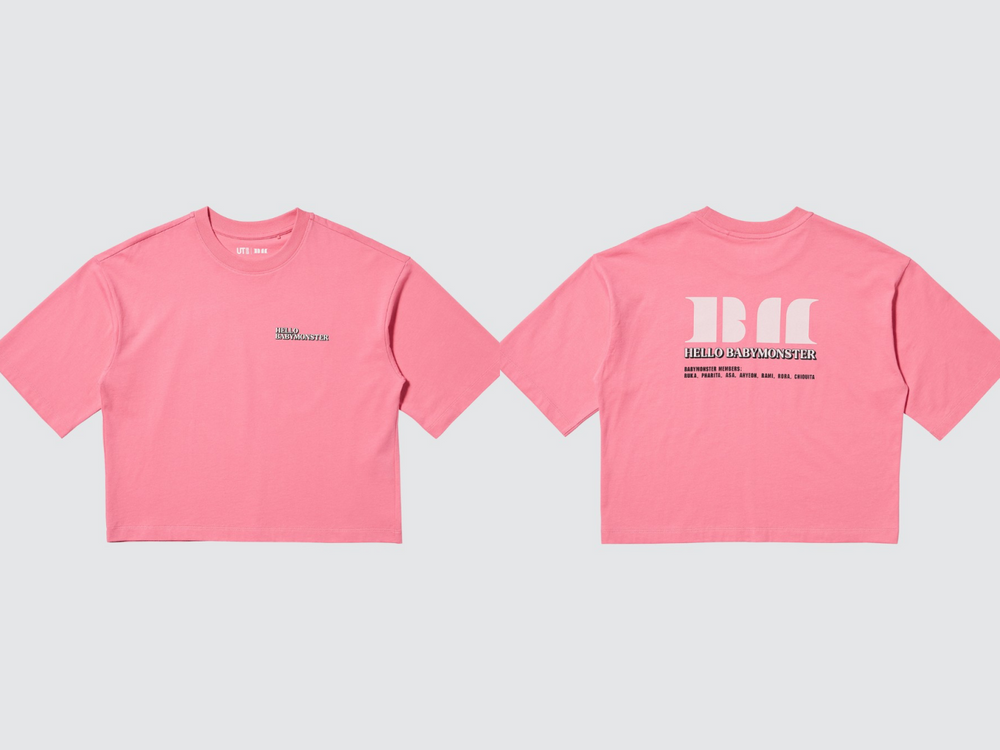 UNIQLO首次聯名BABYMONSTER！6款T恤設計曝光、「這個」細節成最大亮點！-6