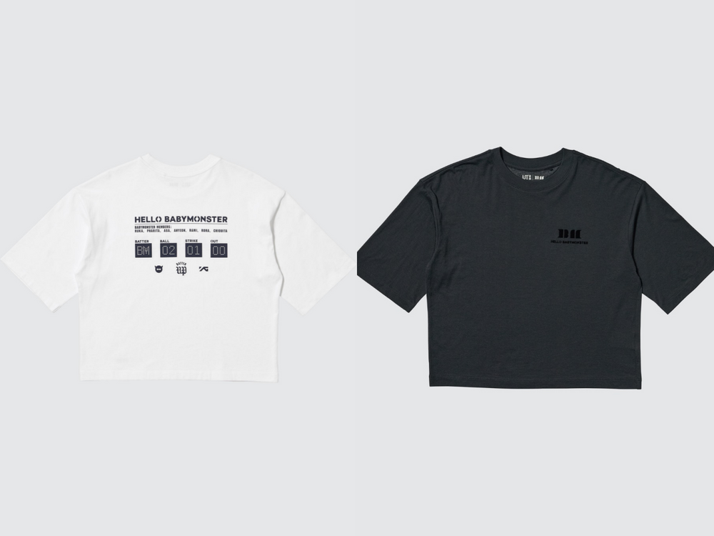 UNIQLO首次聯名BABYMONSTER！6款T恤設計曝光、「這個」細節成最大亮點！-7