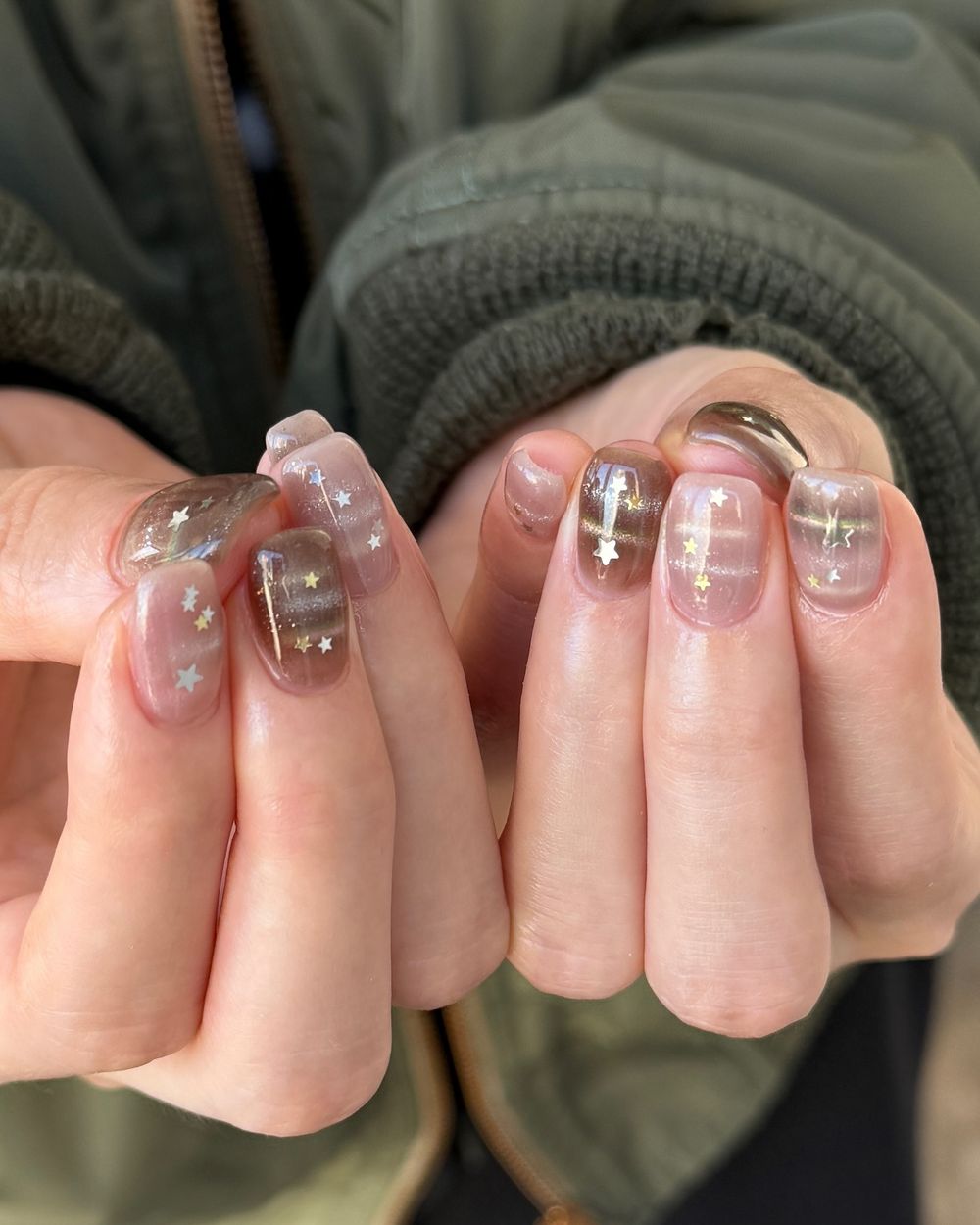 2025冬季毛衣風美甲目錄！韓國女生瘋傳12款「治癒系毛呢指彩」柔霧又顯白，試過一次就回不去！-15