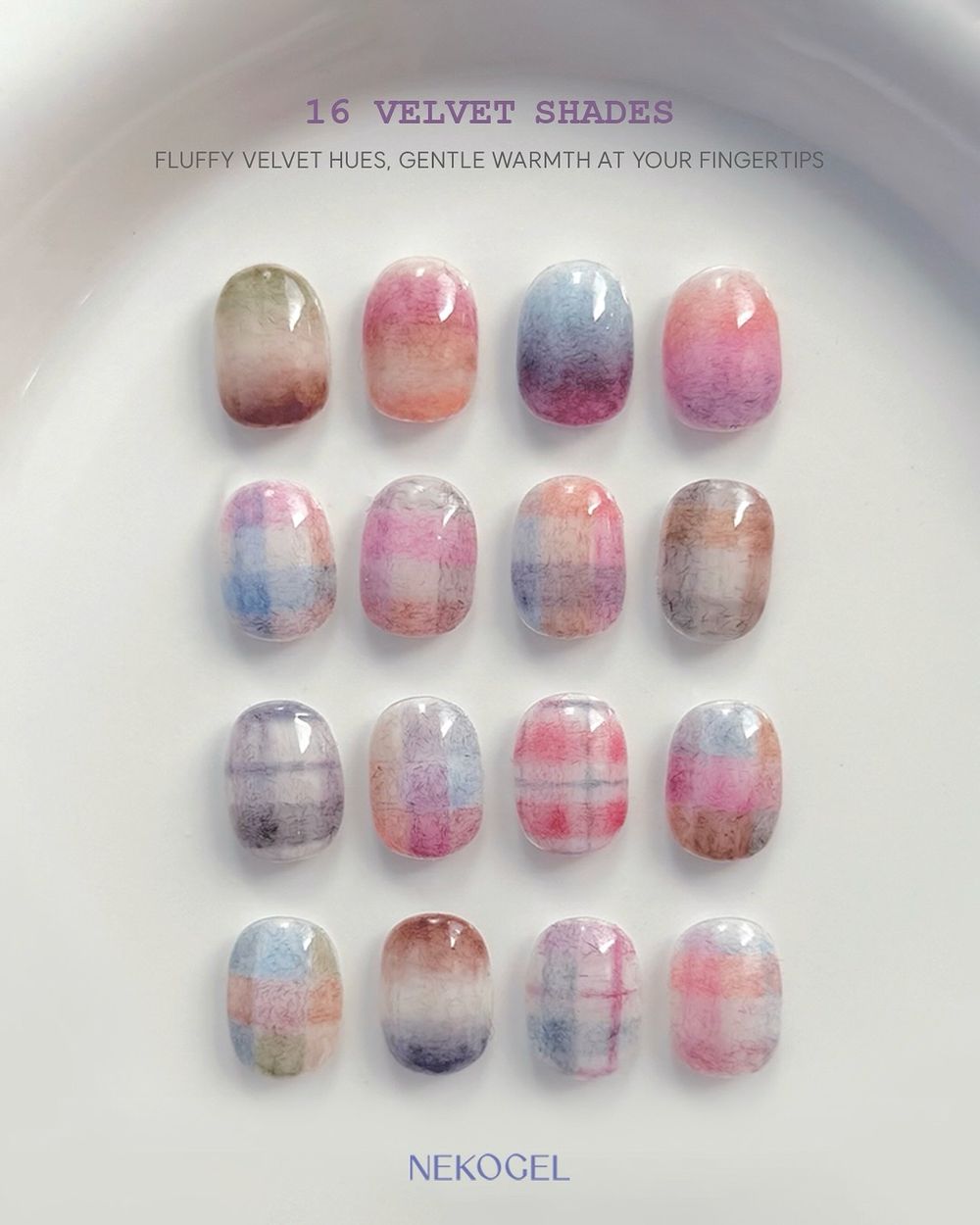 2025冬季毛衣風美甲目錄！韓國女生瘋傳12款「治癒系毛呢指彩」柔霧又顯白，試過一次就回不去！-8