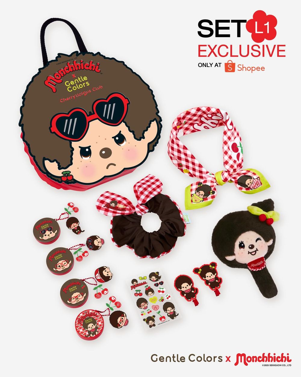 LISA最愛蒙奇奇出彩妝啦！Gentle Colors聯名彩妝系列登場「奶油霧感腮紅＋打亮膏」，萌力爆擊全套都想帶回家！-12