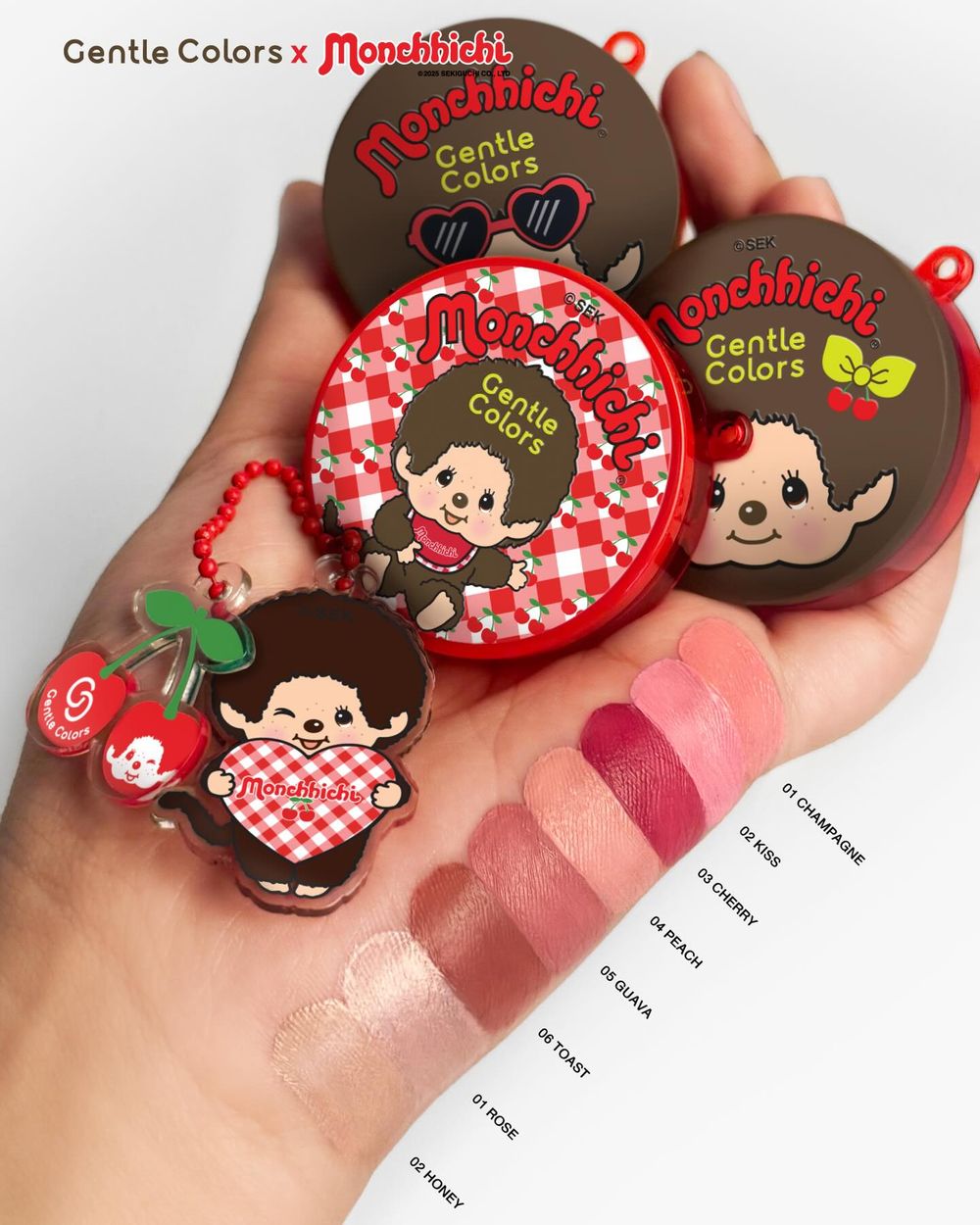 LISA最愛蒙奇奇出彩妝啦！Gentle Colors聯名彩妝系列登場「奶油霧感腮紅＋打亮膏」，萌力爆擊全套都想帶回家！-14