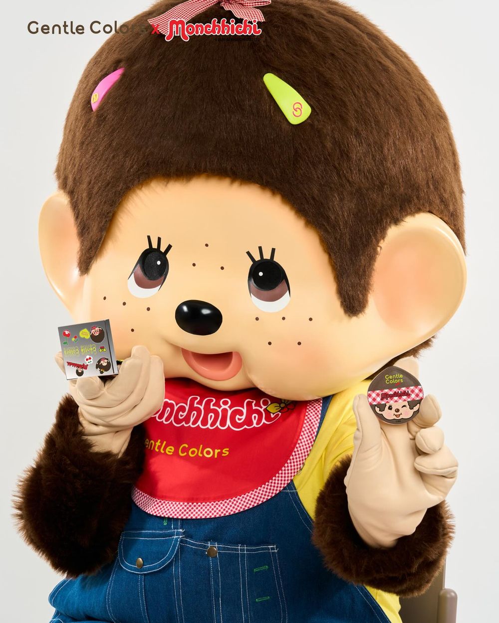 LISA最愛蒙奇奇出彩妝啦！Gentle Colors聯名彩妝系列登場「奶油霧感腮紅＋打亮膏」，萌力爆擊全套都想帶回家！-15