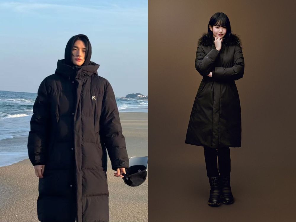 韓女冬天羽絨外套穿搭「不顯腫」秘訣藏在這！漆面款是今年關鍵字、上短下長比例直接瘦一圈！-8