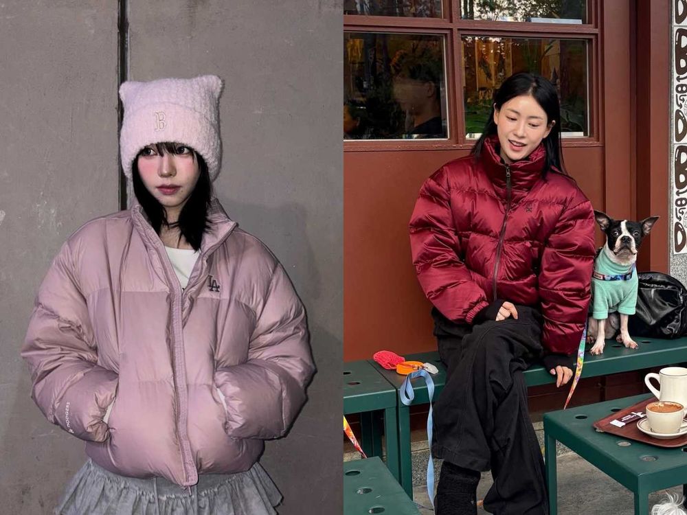 韓女冬天羽絨外套穿搭「不顯腫」秘訣藏在這！漆面款是今年關鍵字、上短下長比例直接瘦一圈！-9