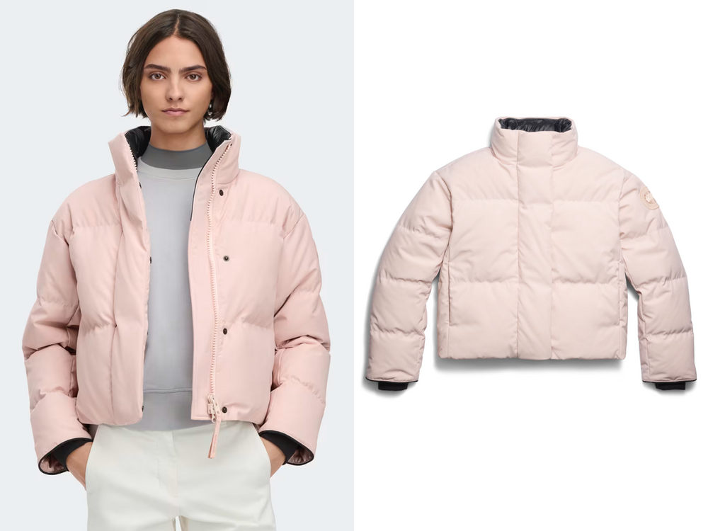 韓女冬天羽絨外套穿搭「不顯腫」秘訣藏在這！漆面款是今年關鍵字、上短下長比例直接瘦一圈！-22