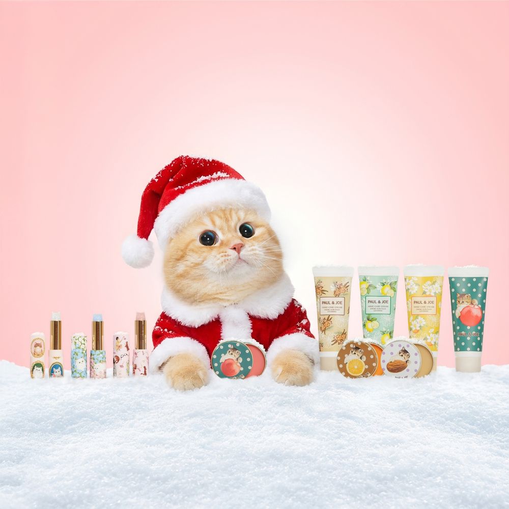 貓控注意！PAUL & JOE夢幻貓系聖誕禮物清單，甜點香氣護唇膏、護手霜、珍珠光護唇膏，少女心爆擊節慶限定、必收藏！-13