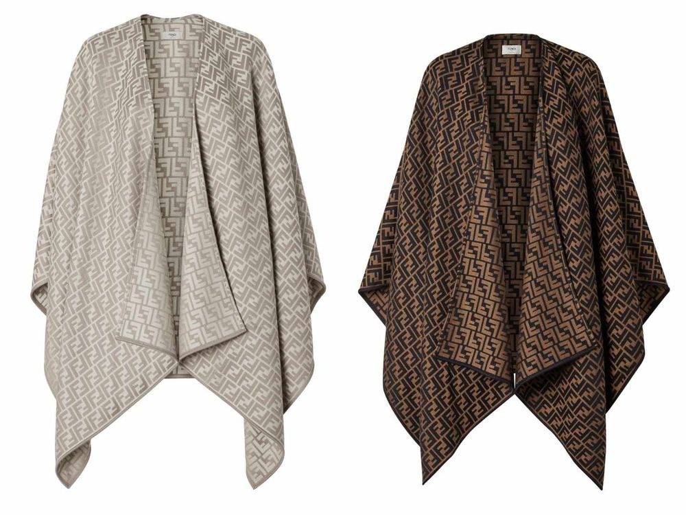 宋雨琦化身冬季精靈！FENDI全新「斗篷、披肩」太美！連帽白披風超夢幻、老花款成粉絲最愛！-6