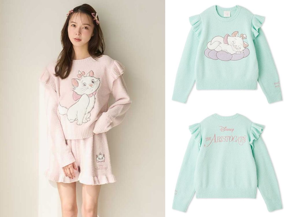 日妞愛牌SNIDEL HOME再出招！全新「瑪麗貓聯名」可愛爆擊！印花家居服、吸水帽...每款都想要！-5
