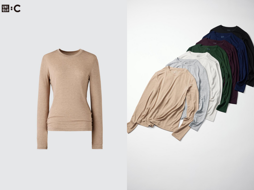 今年要買這幾款！UNIQLO五大「新必買發熱衣」清單！許瑋甯C系列、BRATOP款...日妞都包色！-12