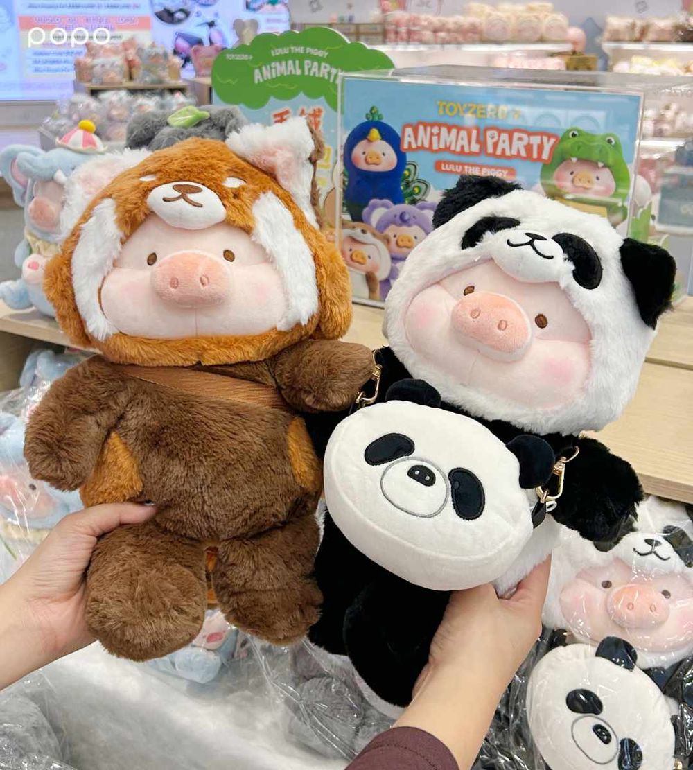 罐頭豬LuLu冬季快閃店在台中！「50公分泰迪Lu玩偶&聖誕系列吊飾」太可愛、買盲盒再送Q翻收納盒！-9