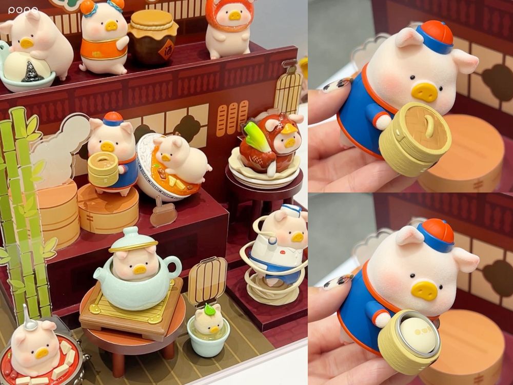 罐頭豬LuLu冬季快閃店在台中！「50公分泰迪Lu玩偶&聖誕系列吊飾」太可愛、買盲盒再送Q翻收納盒！-14