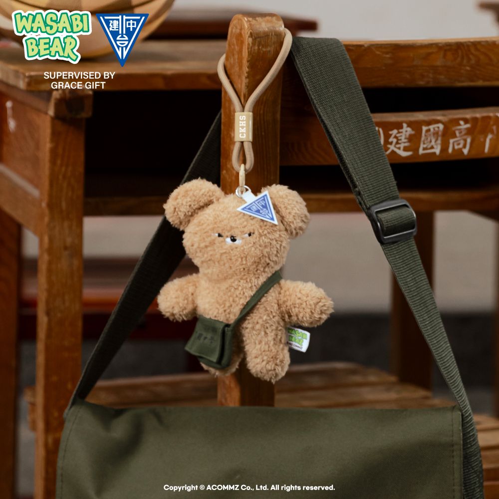 爆火IP「Wasabi Bear」聯名Grace Gift推出「建中紀念熊」母校制服小熊太可愛了！-11
