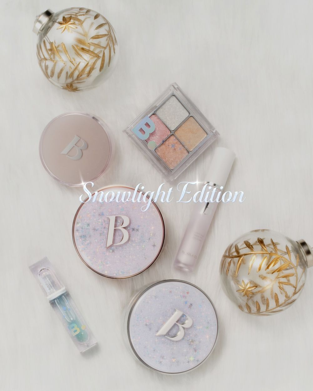 BANILA CO聖誕彩妝美瘋了！卸妝霜、氣墊粉餅換上冬日冰晶限量包裝，鑽閃寶石四色眼影根本仙氣擔當！-3