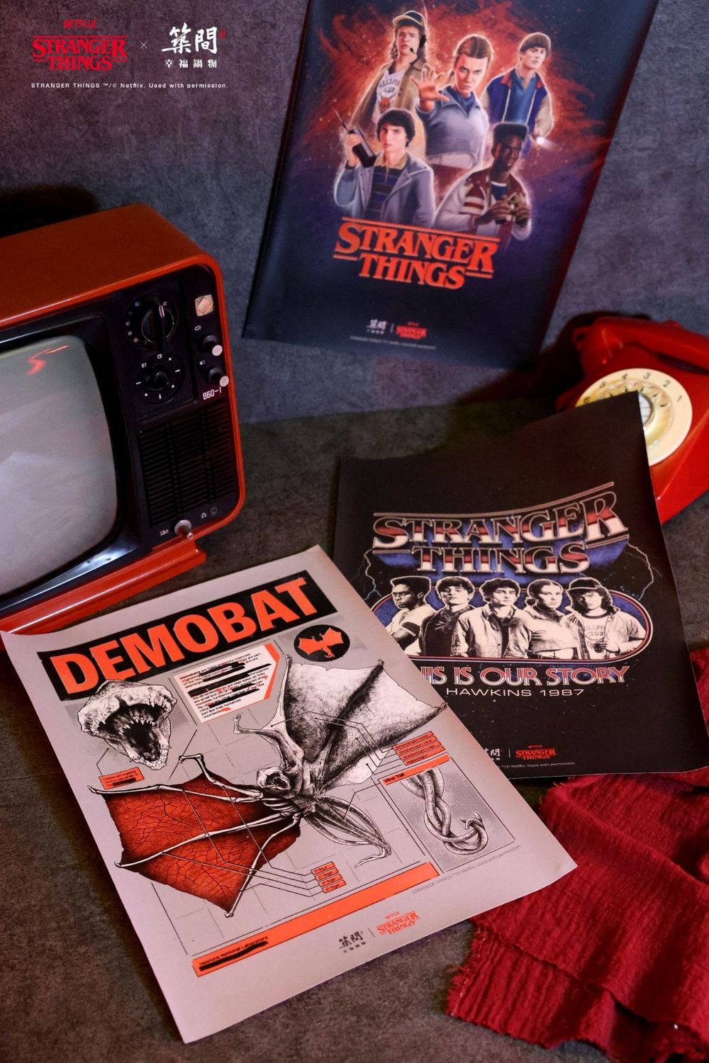 築間火鍋跟《怪奇物語》聯名了！限定套餐辛味噌湯底+海陸拼盤太奢華、還有海報&證件套要收藏！-11