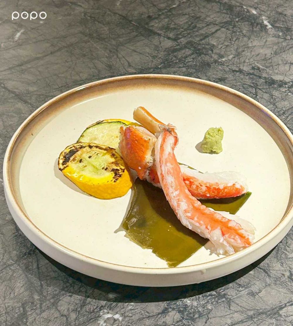 李洙赫最愛的「私・犇鐵板燒」推冬季新菜！「松葉蟹膏蝦丸、清煎白燒鰻佐蛋黃鹽」每道都想吃！-8