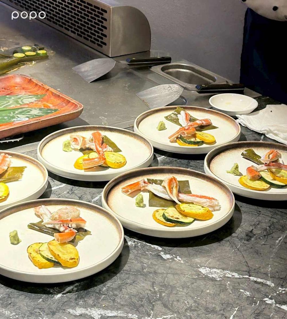 李洙赫最愛的「私・犇鐵板燒」推冬季新菜！「松葉蟹膏蝦丸、清煎白燒鰻佐蛋黃鹽」每道都想吃！-7