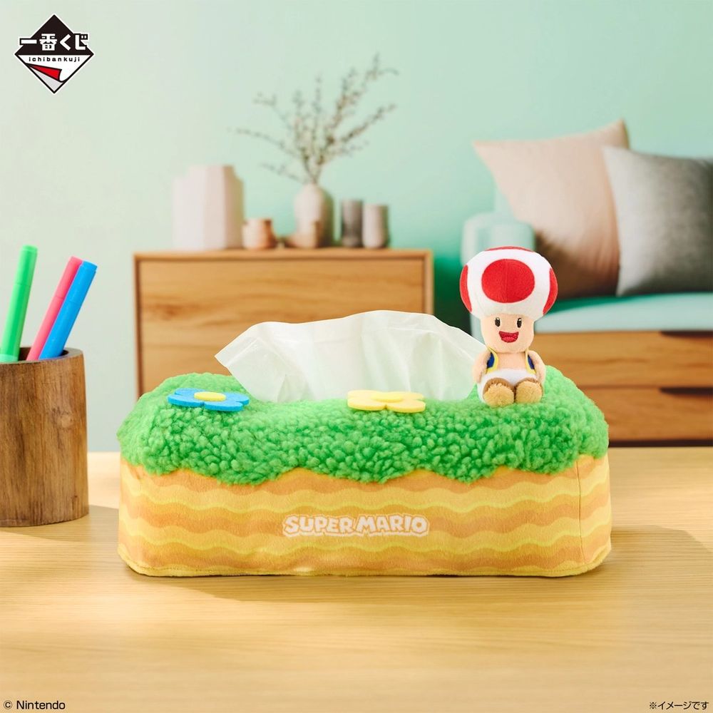 日妞都在搶！超級瑪利歐一番賞「耀西絨毛玩偶、問號方塊小碟子、奇諾比奧面紙套」Q到想收整套！-12
