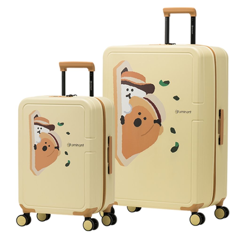萬國通路eminent聯名人氣IP「DINOTAENG」矮袋鼠「旅行裝扮」行李箱、收納可愛爆！-2