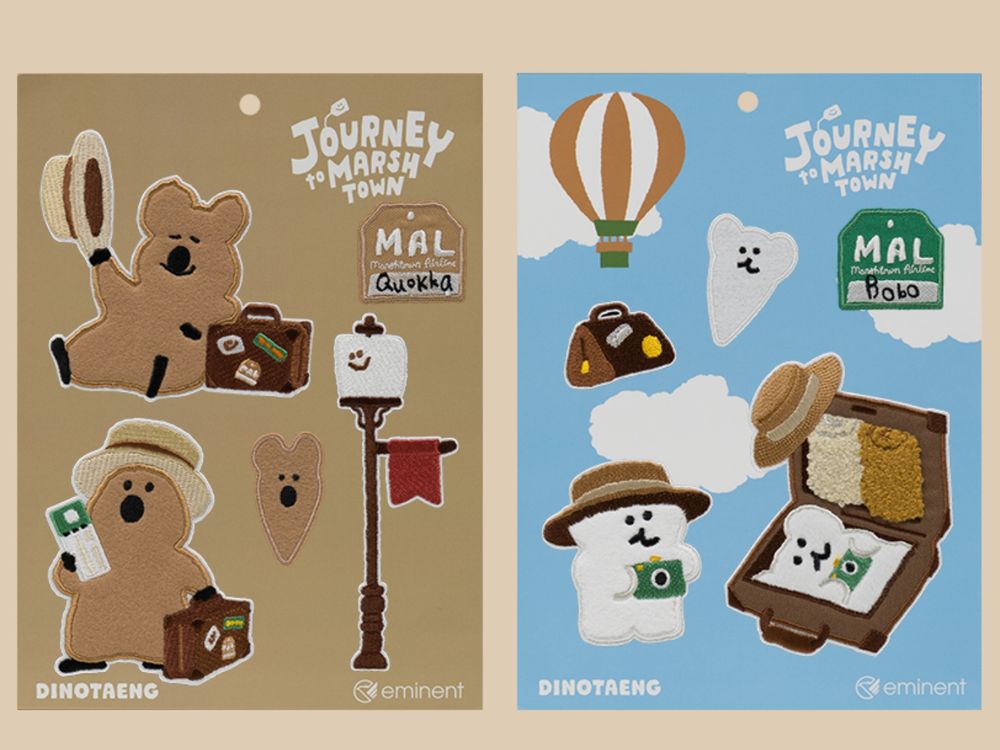 萬國通路eminent聯名人氣IP「DINOTAENG」矮袋鼠「旅行裝扮」行李箱、收納可愛爆！-6