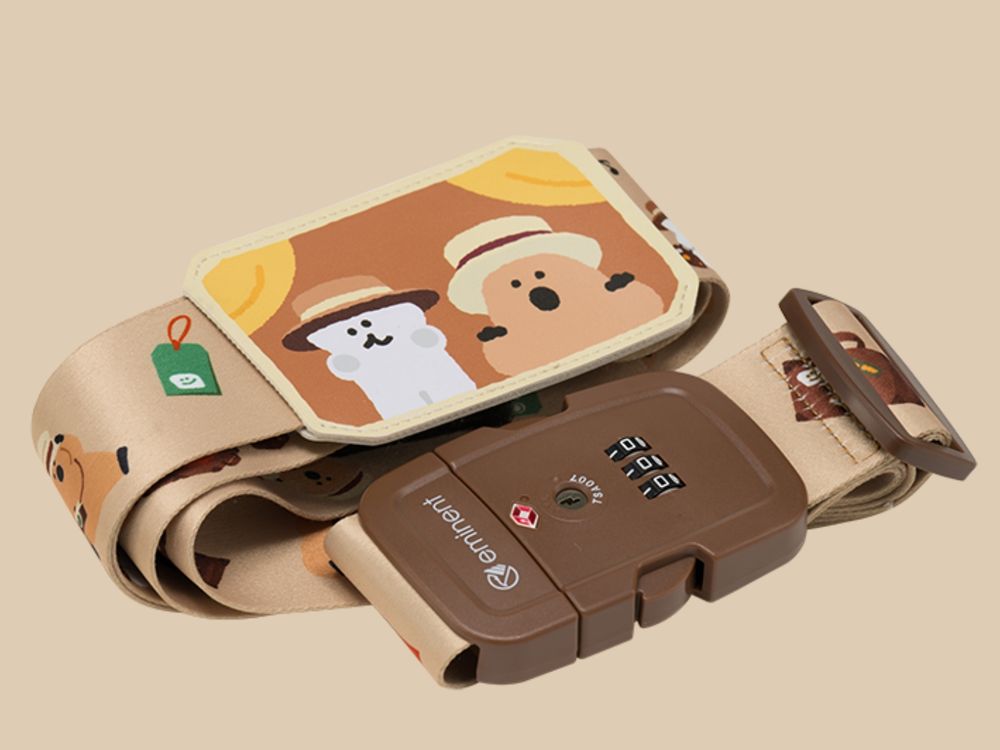 萬國通路eminent聯名人氣IP「DINOTAENG」矮袋鼠「旅行裝扮」行李箱、收納可愛爆！-7