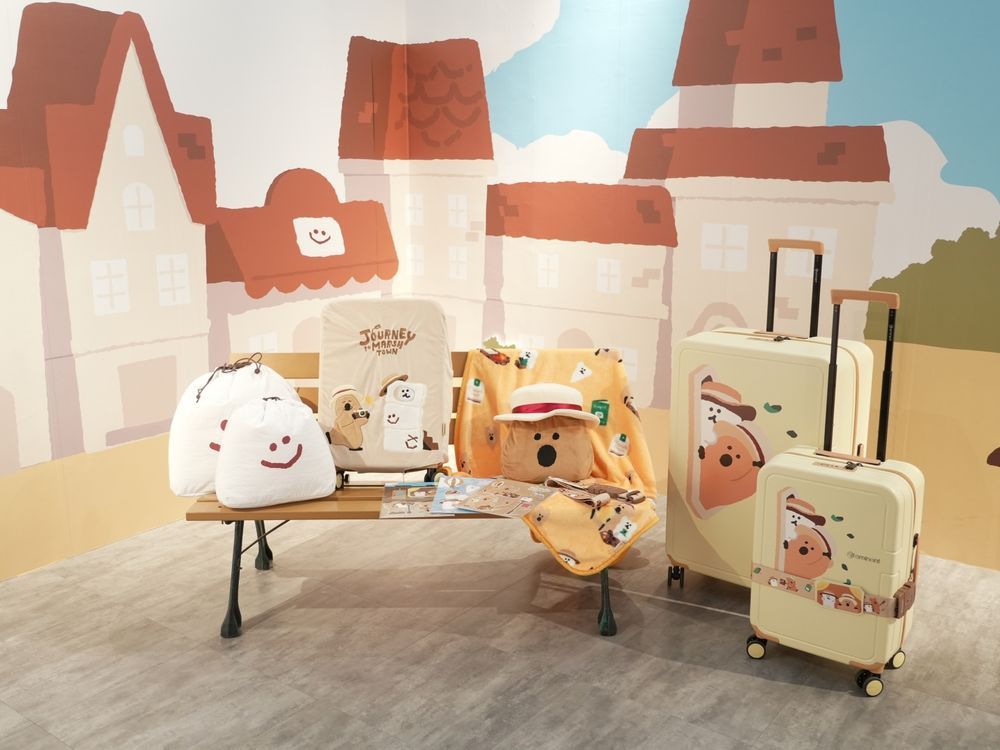 萬國通路eminent聯名人氣IP「DINOTAENG」矮袋鼠「旅行裝扮」行李箱、收納可愛爆！-8