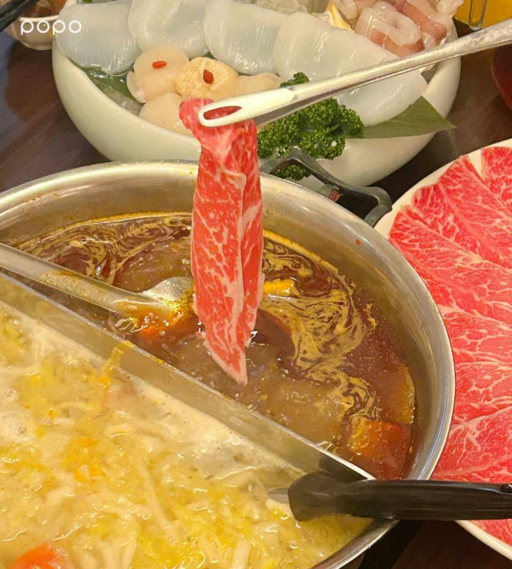 SJ始源準備飛來吃？！鼎王麻辣鍋長安東店「酥炸咔滋香香豚、QQ麻糬球、琥珀烏龍」只有這點得到！-14