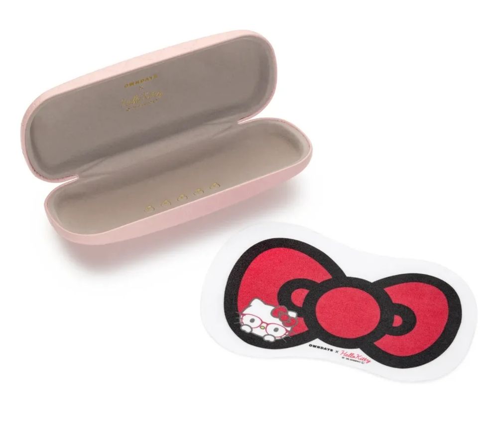 Kitty聯名買沒完！OWNDAYS推出Hello Kitty凱蒂貓眼鏡！蝴蝶結、愛心細節超可愛！-3