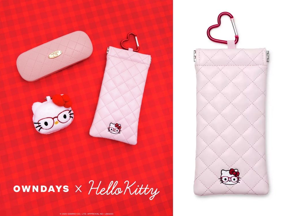 Kitty聯名買沒完！OWNDAYS推出Hello Kitty凱蒂貓眼鏡！蝴蝶結、愛心細節超可愛！-5