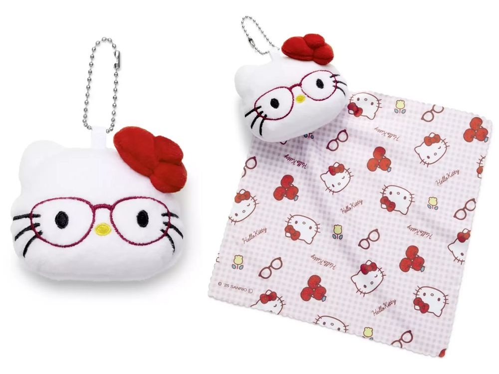 Kitty聯名買沒完！OWNDAYS推出Hello Kitty凱蒂貓眼鏡！蝴蝶結、愛心細節超可愛！-4