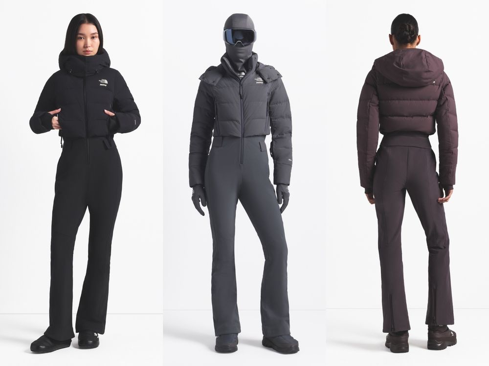 超好看滑雪行頭在這邊！The North Face與SKIMS再攜手「雲母灰、珠玉白」超美！竟然還有童裝！-3