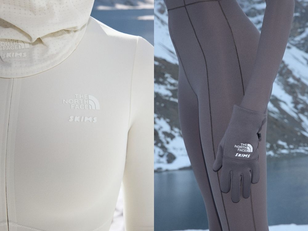 超好看滑雪行頭在這邊！The North Face與SKIMS再攜手「雲母灰、珠玉白」超美！竟然還有童裝！-6