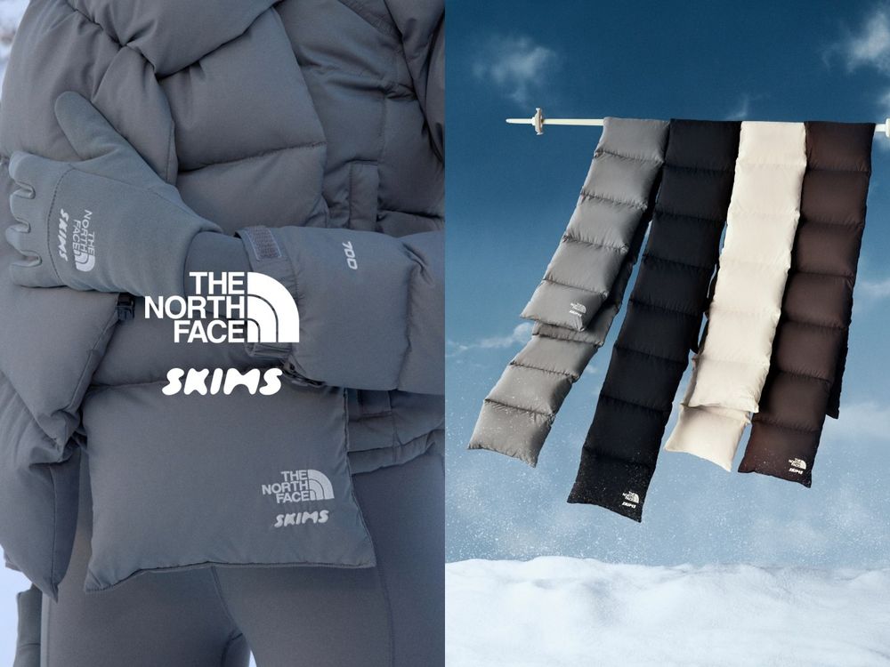 超好看滑雪行頭在這邊！The North Face與SKIMS再攜手「雲母灰、珠玉白」超美！竟然還有童裝！-7