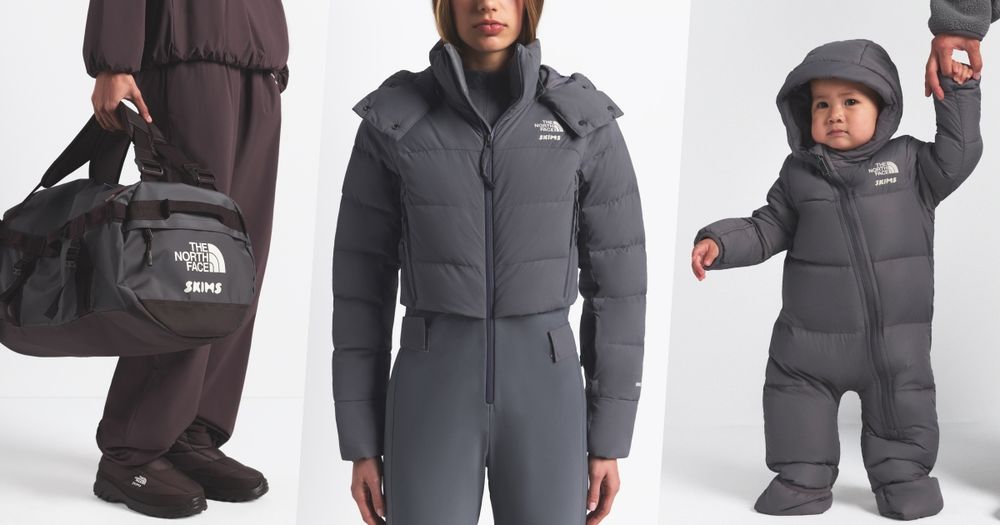 超好看滑雪行頭在這邊！The North Face與SKIMS再攜手「雲母灰、珠玉白」超美！竟然還有童裝！-11