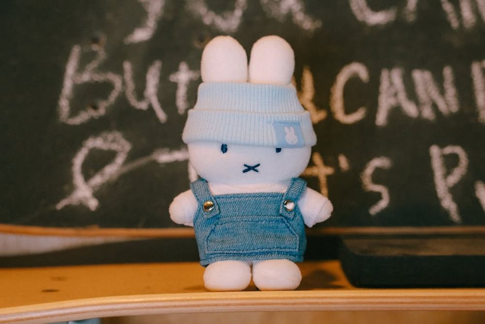 可愛發瘋！韓國首爾限定「牛仔吊帶裙米飛兔、小偷帽波里斯熊」玩偶&帆布包韓妞都狂搶！-14