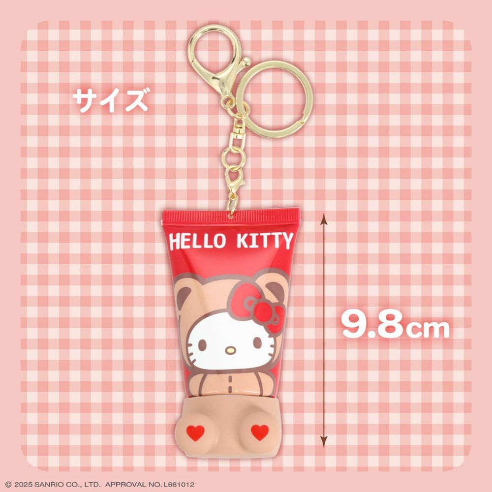 三麗鷗控快尖叫！HELLO KITTY「坐姿護手霜吊飾」超萌盲盒登場，凱蒂貓草莓、美樂蒂蜜桃、酷洛米藍莓...，好甜香！-4