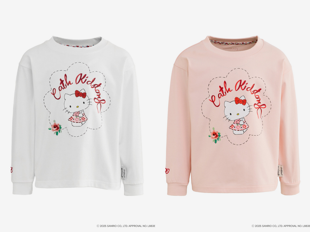少女心大爆發！Cath Kidston夢幻聯手Hello Kitty！滿版睡衣、化妝包...20款小物滿滿幸福感！-4