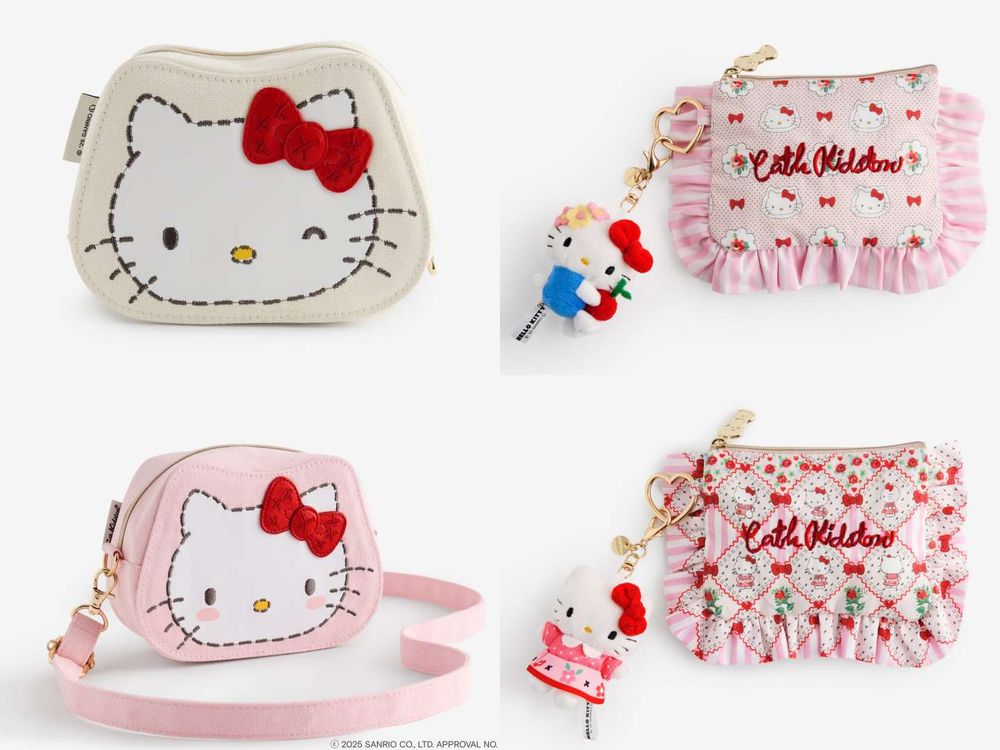 少女心大爆發！Cath Kidston夢幻聯手Hello Kitty！滿版睡衣、化妝包...20款小物滿滿幸福感！-6