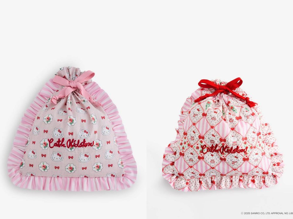 少女心大爆發！Cath Kidston夢幻聯手Hello Kitty！滿版睡衣、化妝包...20款小物滿滿幸福感！-7