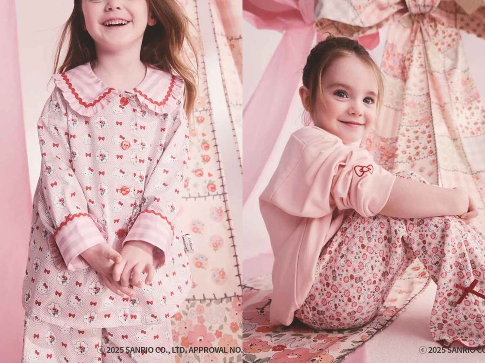 少女心大爆發！Cath Kidston夢幻聯手Hello Kitty！滿版睡衣、化妝包...20款小物滿滿幸福感！-10